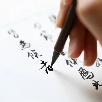 Kinų Kaligrafija Rašyti Teptuku Pen Weasel Plaukų Šepetys Pen Mažųjų Reguliariai Scenarijus Piešimo Meno Studentų Raštinės Reikmenys Amatų Tiekimo