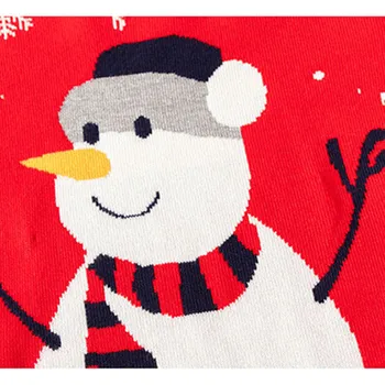 Žiemą Vaikai Megztinis Animacinių filmų Kalėdų Senį Drabužiai Vaikams Mergaitėms (Puloveris) Sweashirt Dugno Rudens Drabužių