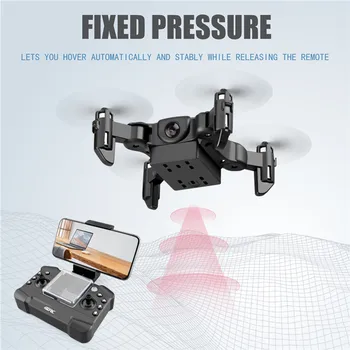 Mini Drone Su 1080p HD vaizdo Kameros Aukštis Hold Režimu RC Quadcopter RTF WiFi FPV Sulankstomas Sraigtasparnis vaiko Žaislai VS 901H e58 DRONE