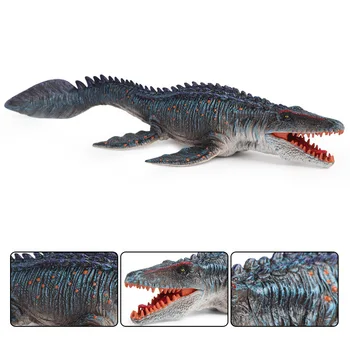 SANDĖLYJE! 34cm Mosasaurus Dinozaurų Pav Juros periodo PVC Realus Gyvūnų Modelio Surinkimo Dovana Vaikams Suaugusieji