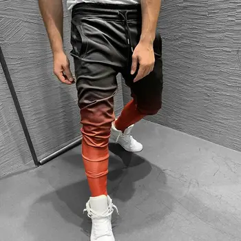 Mens Kelnės Apačioje Sweatpants Raišteliu Kelnės Plius Dydis Fitneso Atsitiktinis