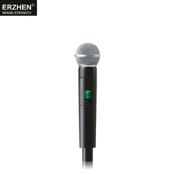 Kišeninis mikrofonas, bevielio ryšio sistemų UHF4 kanalo atvartas kondensatoriaus laisvų rankų įrangos garsiakalbis karaoke studiją pardavimo SM58 mic už dainininkas