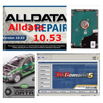 Auto Remonto Alldata 10.53 v Mit..chell od5 ALLDATA 1 TB Standusis diskas HDD Vivid workshop duomenų Remontas Vadovas,Priežiūra Alldata
