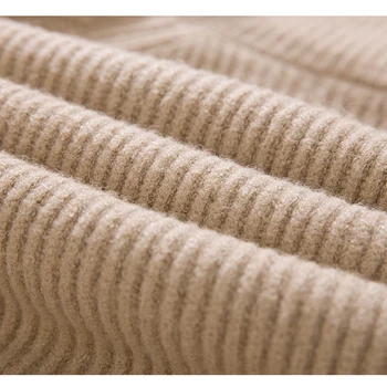 Rudens-Žiemos Drabužių Megztinis Moterų Golfo ilgomis Rankovėmis Kietas Megztiniai Megztinis korėjos megzti megztinis traukti femme