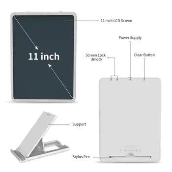 11 Colių LCD Spalvotas Smart Tablet Enotepad Pakartotinai Nr. apšvietimas,Ilgas Paslaugų Ir Mažas Energijos Suvartojimas Gyvenimo, Verslo Pastabos