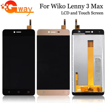 Už Wiko Lenny 3 Max LCD Ekranas + Touch Ekranas Ekrano skaitmeninis keitiklis Asamblėjos 5.0 colių+Įrankiai+Klijai