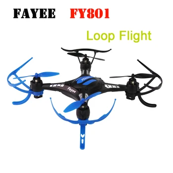 Fayee FY801 180 Laipsnių RC Drone UFO Sukimosi Linijos Drone RC Sraigtasparnis 3D Skrydžio, RC Quadcopter RTF
