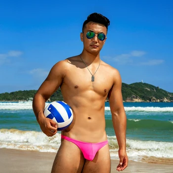 Vyrai plaukti Burlente trumpikės plaukimo Glaudės Seksualus Bikini paplūdimys valdybos šortai, maudymosi kostiumėlį, maudymosi kostiumą, maudymosi kostiumėliai Sungas De Praia Homens