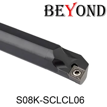 Nuolaida UŽ SCLCR Staklės, pjovimo S10K-SCLCR06 S12M-SCLCR06 S08K S16Q cnc tekinimo įrankio laikiklis SCLCL karbido įdėklai CCMT060204