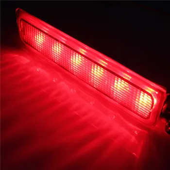 ANGRONG 1x Raudonas LED Galiniai Aukšto Lygio Stabdžiai stabdžių Žibintas Žibintas VW Caddy MK3 LAUKE TURTO 2004-(CA351)