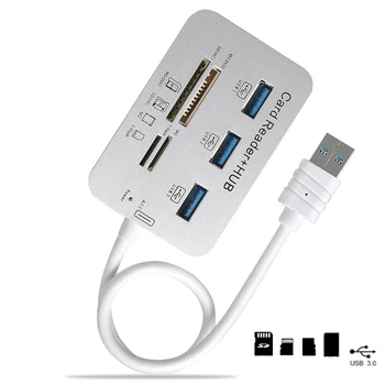 TWOBRO Visus Į Vieną USB Hub 3.0 Combo Card Reader Didelės Spartos USB Adapteris, Splitter PC Laptop Notebook USB 3.0 Hub
