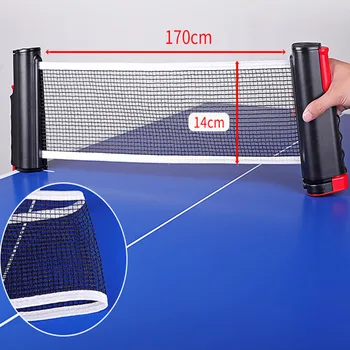 Ištraukiama Stalo Teniso Ju Tinklelis, Plastikiniai Stiprus Akių Nešiojamų Bet Stalo Rinkinio Rack Ping Pong Žaisti
