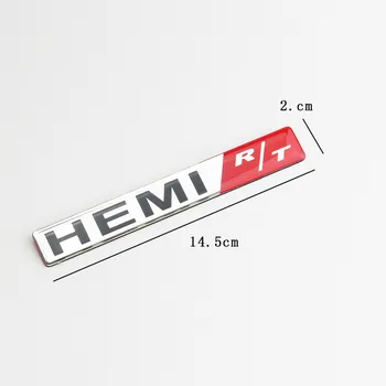 3D Cinko Lydinys Automobilių Stilius Dodge HEMI R/T Logotipas, Emblema Kalibro Challenger Jcuv Ram 1500 Modifikuoti Automobilio Galinio Lipduko Priedai
