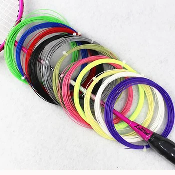 50pcs Urmu mokymo String Badmintono Raketės Stygų 0,7 mm Raketės patvarus String 10m įtampa 26lbs