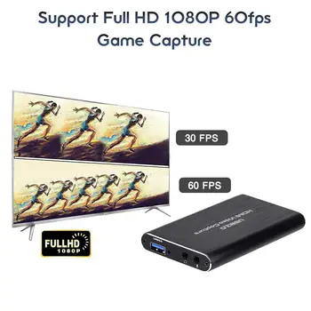 2020 USB3.0 HDMI 4K60Hz Filmavimo HDMI, USB Video Capture Card Dongle Žaidimas Streaming Live Stream Transliacijos Su MICinput