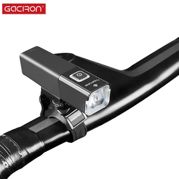 GACIRON 800LUMEN Dviračių Priekinių žibintų USB Įkraunamas LED Lempos, Dviračių Vandeniui priekinis žibintas, Dviračio Žibintuvėlis Priedai