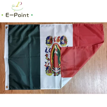 Our Lady Of Guadalupe Vėliavos Meksika 2ft*3ft (60*90cm) 3ft*5ft (90*150cm) Dydis Kalėdų Dekoracijas Namų Vėliavos Banner