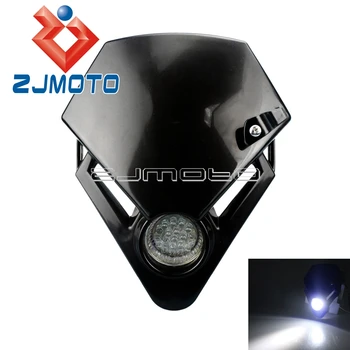ZJMOTO Mini Motociklų Motokroso Enduro Šviesų LED Žibintai Švyturio DUJŲ DUJŲ TXT PRO 280 125