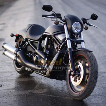 Motociklo Priekinis Gaubtas Dirt Bike Juodas priekinis žibintas Lauktuvės Už Harley 883 48 1200 Priekinės Šakės Mount Dyna Sportster XLCH