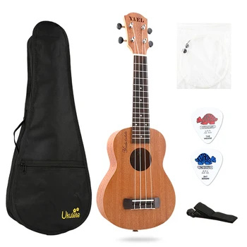Yael prekės ženklo 21 colio ukelele raudonmedžio Sopranas ukulėle muzikos instrumentas gitara 4 styginių Havajų mini guitarra