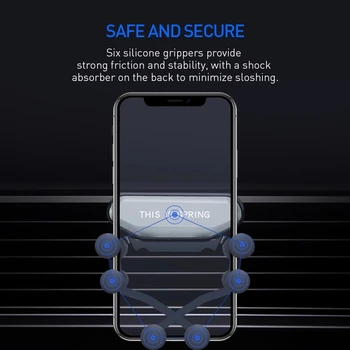 Naujas Stabilus Universalus Automobilinis Telefono Laikiklis GPS Stovėti Svorio Stovėti Telefono Automobilis Stovi Jokių Magnetinių Už iPhone11 X 8 Xiaomi Parama