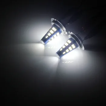 ANGRONG 2x 499 H7 LED 48 SMD Lemputė Pagrindinis priekinis žibintas Priešrūkinis Dienos Šviesos Žibintai DRL Balta 6000K