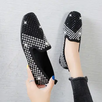 Crystal lady butai, moterų, prabangos prekės pavasario batai moteriška butai kalnų krištolas nežiūriu moteris batai 2021 naujas