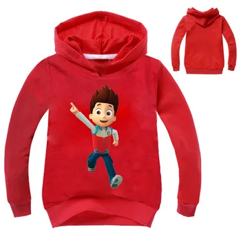Paw Patrulių Vaikų Hoodie Animacinių filmų Modelio Megztinis Viršuje Atsitiktinis Mados Streetwear Vaikams Drabužių