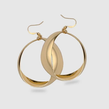 Amorita boutique Mados Metalo žiedas dizaino auskarai