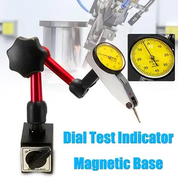 Aukšto Tikslumo Lankstus Dial Indikatoriaus 0-0.8 mm Magnetinis pagrindas Turėtojas Stovi Magnetinio Korekcija Daviklis Stovi Indikatorius Įrankis