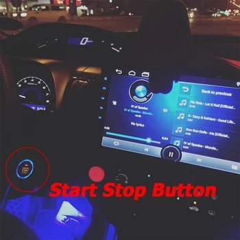Auto Automobilių Signalizacijos Vienas Start Stop Mygtukas Variklio Užvedimo Mygtukas RDA Užrakto spynelės imobilizavimo Sistema apsaugos nuo vagystės Sistema