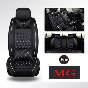 Oda Pilka/ Juoda Automobilių Sėdynių užvalkalai Nustatyti Universalus Tinka saugo nuo Dėvėjimosi ir Plyšimo Mg Mg3 Gs Gt Mg6 Mg5 Mg3sw Mg7 Mgtf