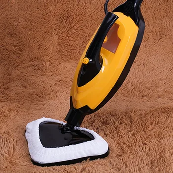 10 Vnt Baltos spalvos Mikrofibros Daugkartinio naudojimo Plaunamas Audinys Pakeitimo Mygtukai Floor Cleaner Steam Mop