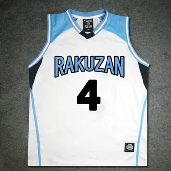 Anime Kuroko no Basket Basuke Cosplay Rakuzan Mokyklos Vienodos Akashi Seijuro Krepšinio Jersey Sportiniai marškinėliai Kostiumas Rinkinys