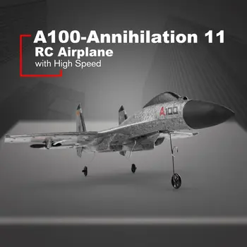 Wltoys A100-Anihiliacija 11 3CH RC FPV Lenktynių Lėktuvo Žaislai Mini 340mm Sparnų Mojis ELP rc Plokštumos, Drone Žaislas su Didelio Greičio