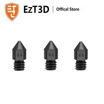 EZT3D 3D Spausdintuvas Antgalis MK8 Ekstruderiu Grūdinto Plieno Aksesuaras V5 V6 1.75 mm 0,4 mm, 0,6 mm 0,8 mm