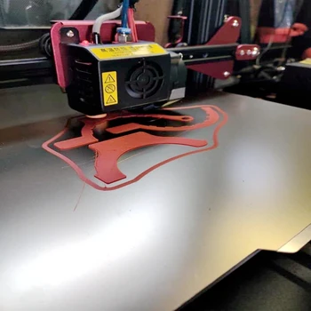 ENERGINGAS Naujas 3D spausdintuvas 320x320mm Pavasario Plieno Lakštai Šilumos Lova taikomas PEI Flexplate su Magnetinis pagrindas forTevo Nereus Karšto Lova