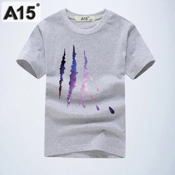 A15 marškinėlius Berniukai White Star Spausdinimo T-Shirt Naujas Prekės ženklas Kietas Medvilnės Vaikų Mergaičių Atsitiktinis Trumpas Rankovės Vasaros Berniukas Drabužius 10 12