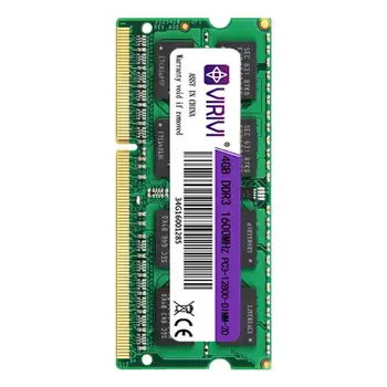 VIRIVI 2G DDR3 4GB 8GB 1333Mhz 1 600mhz SO-DIMM 1.35 V, 1.5 V Nešiojamojo kompiuterio RAM 204Pin Nešiojamas Atminties core kit