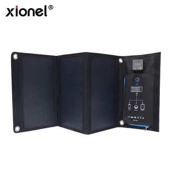 Xionel 21W Saulės Įkroviklis su 2-Port USB Įkroviklis Sukurti Aukšto efektyvumo Sunpower Saulės Skydelis Mobilųjį Telefoną ir USB Prietaisus