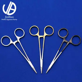 Adatų laikiklis 12,5 cm adata pincetai importo nerūdijančio plieno chirurgijos operacinės priemonės chirurginių instrumentų laikymo pastovus