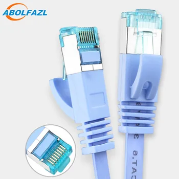 ABOLFAZL RJ45 Lan Kabelio Blue CAT6 Butas Ethernet Kabelis, Ethernet Tinklų Patch Cord Kompiuterių, Maršrutizatorių, Nešiojamas