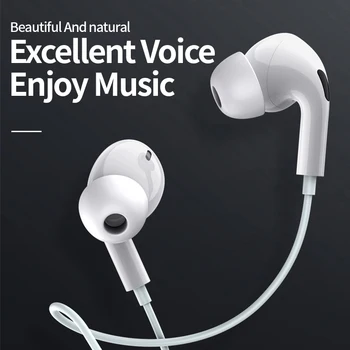 GENAI Stereo In-Ear Ausinės Ausinės Su Mikrofonu Laidinio Kontrolės Bass Sound Gaming Ausinių 3,5 mm Xiaomi 