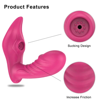 Čiulpti Dildo Vibratorius, Sekso Žaislai Moterims, Suaugusiųjų Porų G Spot Clit Sucker-Klitorio Stimuliatorius su Nuotolinio Valdymo Produktų Parduotuvė