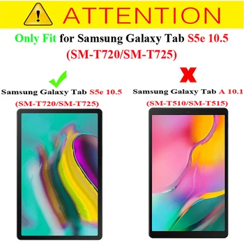 MTT Case For Samsung Galaxy Tab S5e 10.5 colio 2019 SM-T720 T725 Slim PU Odos Magnetinis Stendas 