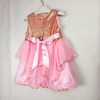 Vaikai Vestuvės Dress Merginos Princesė Suknelės baby girl china suknelė merginos Vakare Išsiuvinėti Gazas Princesė Dress 2-6 metai