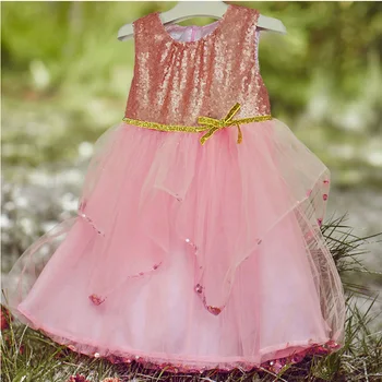 Vaikai Vestuvės Dress Merginos Princesė Suknelės baby girl china suknelė merginos Vakare Išsiuvinėti Gazas Princesė Dress 2-6 metai