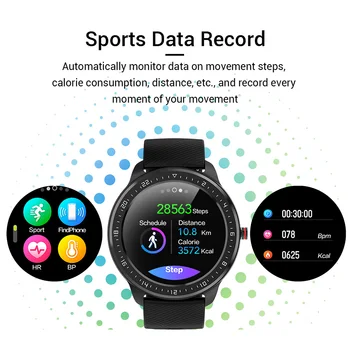 ŠIAURĖS KRAŠTO Full Screen Touch Smart Watch Vyrų IP67 atsparus Vandeniui, Širdies ritmą, Kraujo Spaudimą, Stebėti Smartwatch 