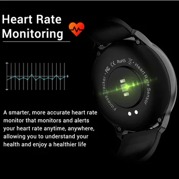 ŠIAURĖS KRAŠTO Full Screen Touch Smart Watch Vyrų IP67 atsparus Vandeniui, Širdies ritmą, Kraujo Spaudimą, Stebėti Smartwatch 