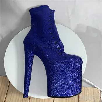 Seksuali šokių bateliai 8 cm, nauji batai su plonu kulniukai, blizgučiais vamp batai, 20cm klubas ašigalio šokių batai